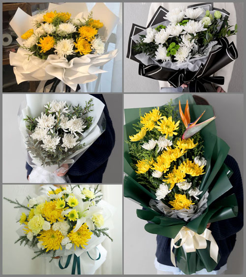 广东河源市连平县内莞镇白事花束代送